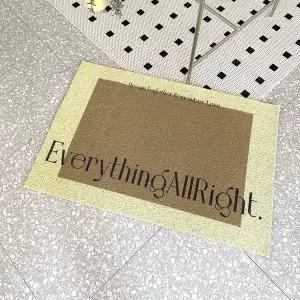 WL 현관 발매트 브라운