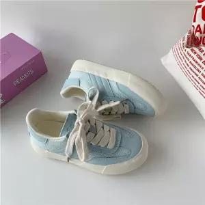 원더맨 여사친 봄여름 신발 스트리트 캔버스화 원파 데일리룩 배기 메쉬 슈즈 여학생 운동화 와일드 스니커