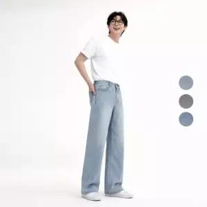 백화점 프로젝트M 남성 이지쿨 히든밴딩 와이드핏 데님 팬츠 EPG2DP1A