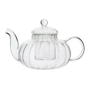 유리티포트 로하티 유리 내열 티포트호박 600ml