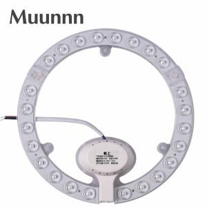 LED 링 패널 AC220V-240V 원형 조명 72W 36W 24W 18W 12W  흰색 라운드 천장 보드 램프 blub
