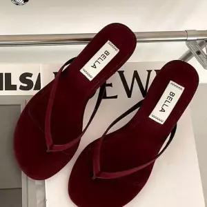 여름 키높이 여성 미들힐 스퀘어 가 샌들힐 쪼리구두