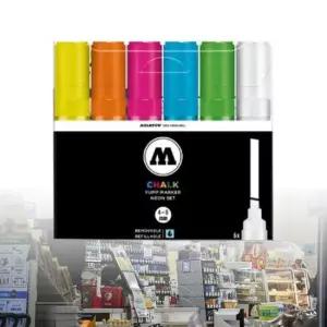 페인트 보드 아크릴 마카펜 초크 펌프 마커 네온세트