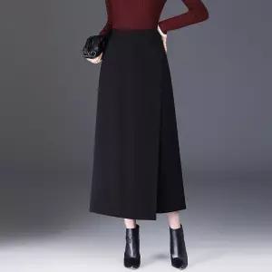 앤트맨 치마 여자 롱 오피스룩 가을 언밸런스 A라인 슬림핏 OPH3