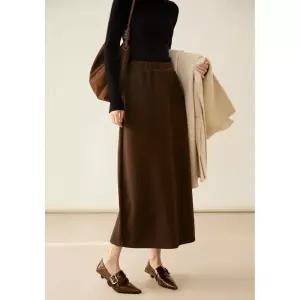 앤트맨 울 트임 일자 여성치마 뒤 더블버전 OPH1