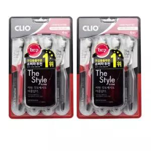 8입 휴대용칫솔 크리오 위생적인 스파이럴 데일리 더스타일 초극세모 07WFGY94K4