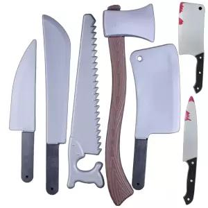 마체테 모형 소품 대형 공연용 장난감 칼 무대 소도구 관통형