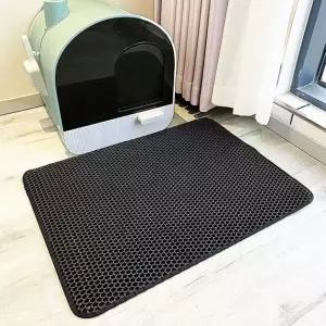 반려묘 고양이 모래날림방지 더블레이어 화장실매트