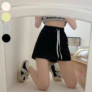 여성 날씬해보이는 패션 캐주얼 치마바지 허리밴딩hij605