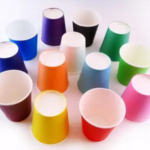 (올핀)칼라종이컵 50개 국산 색종이컵 학습교재