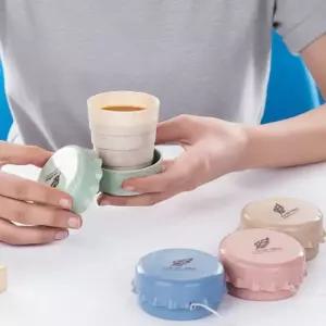 휴대용 접이식 폴딩 컵 등산 캠핑 아웃도어 물컵