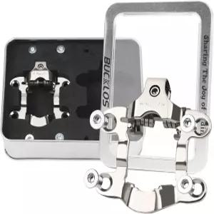 펠로톤 바이크 버클로스 SPD 어댑터 - 페달 시마노 신발용 델타 클립으로 변환 친구 가족 스핀 클래스를