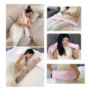 긴 침대 휴대 목 어깨 배 극세사 용품 물주머니 온열 방한 보온 07WFG21J44 핑크