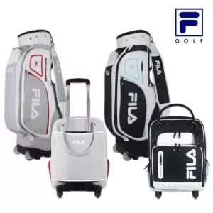 휠라 여성용 바퀴형 골프백 보스턴백 세트 캐리어 휠타입
