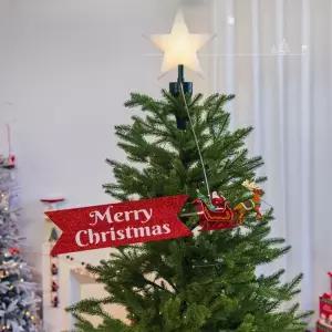 트리장식 회전 히포슈슈 움직이는 트리산타 크리스마스