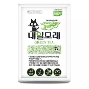 고양이 내일 두부 모래 7LX6개 콩비지 녹차