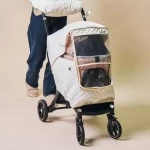 강아지 유모차 방수 비닐커버 자외선 차단 방풍