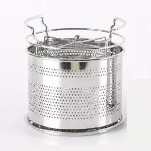 타공 수저통 원형 스텐 칸막이 꽂이 수저 정리함 대