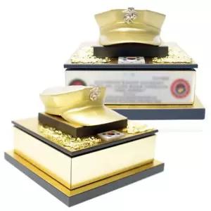 해병대 팔각모 기념 감사패 상패 전역진급선물