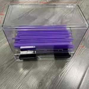 아크릴 투명 빨대 보관함 스트로우 디스펜서