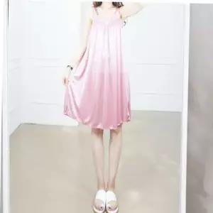 실크 이너 여성 원피스 슬립