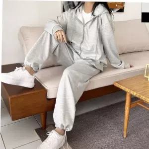 와이드팬츠 TBZ GPA 여자투웨이후드집업 스트링와이드팬츠세트 A770-A250W