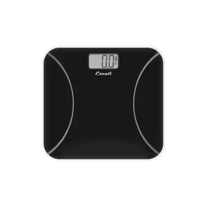배터리 없는 바디 스케일 디자인의 체중계를 위한 에스칼리 키네틱 욕실 블랙