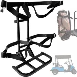 클럽 카/EZGO/야마하 골프 카트와 호환되는 비펜토 유니버설 뒷좌석 가방 홀더 안전 그립 바 드릴링 필요