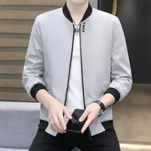 크리링 캐주얼 가을 남사친 재킷 상의 점퍼 블루종 코트 야구복 항공 잠바 KKE3