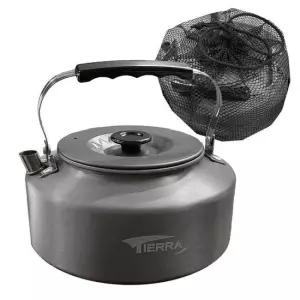 티에라2160 감성 캠핑주전자 납작 티포트 1.6L 주전자