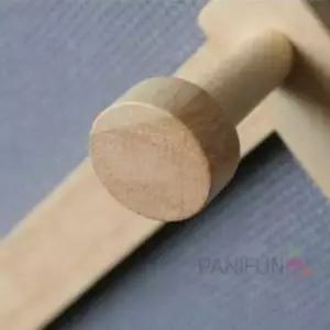 [생활] 벽걸이행거 자바라 우드옷걸이 벽걸이후크 나무옷걸이 인테리어 정리대