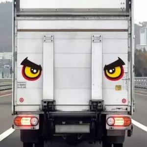 [CAR] 자동차 반사판 스티커 앵그리 왕눈 화물차 후면 차량 장식용