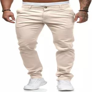 헝슨 남성 스키니 슬림 핏 캐주얼 청바지 염색 스트레이트 패션 데님 팬츠