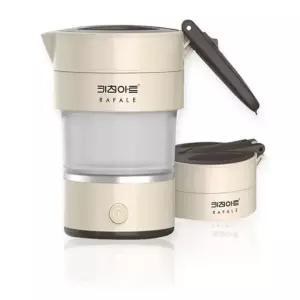 키친아트F600HF/0.6L 라팔 휴대용 포터블 접이식 주전자 전기 미니 포트 휴대용 캠핑용 커피포트