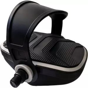 조절 가능한 스트랩이 있는 YBEKI 프로 스핀 자전거 페달 - 펠로톤/슈윈/써니 실내 운동 9/16인치 스핀들