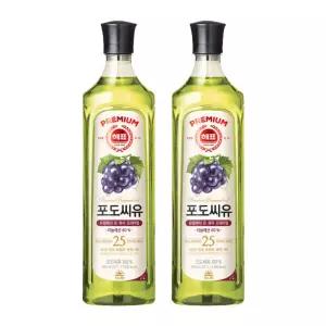 사조 포도씨유 900mL 2개