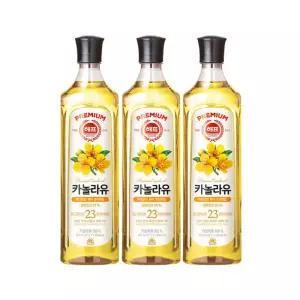 사조 카놀라유 900mL x 3개