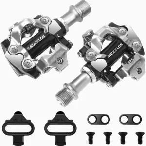 버클로스 자전거 클립 페달 PD-M760/M780 MTB 산악 클립리스 양면 - 시마노 SPD 클리츠(9/16인치