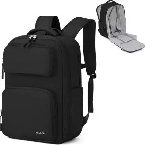 밀라다 확장형 여행용 백팩 28L에서 39L 17인치 노트북 수납공간이 있는 TSA 승인 휴대용 남녀 공용 학교