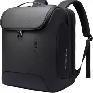 남성용 반지 비즈니스 백팩 17.3인치 노트북 호환 방수 여행 및 직장 사무실 대학 주말 사용을 위한 넉넉한