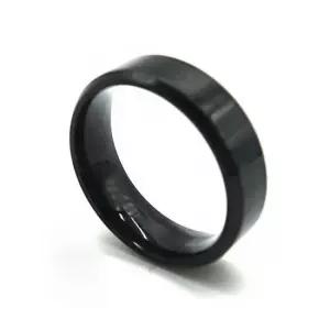 커플반지 블랙 써지컬스틸 티타늄반지