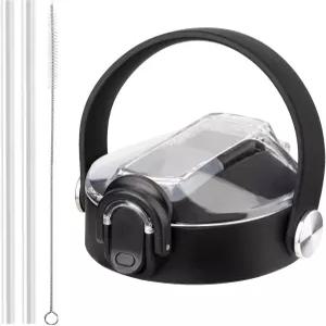 하이드로플라스크 12-64온스 와이드 마우스용 프루렉스 오토 플립 빨대 뚜껑