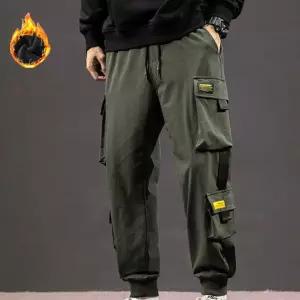 남자 겨울 조거팬츠 기모 밴딩바지 스트릿룩 코디 남자편한팬츠