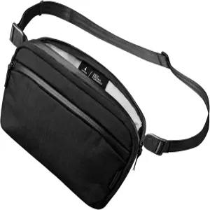 알파카 비행 슬링 2L 남성용 소형 가볍고 휴대하기 쉬우며 포장 가능 퀵 릴리스 어깨끈 포함