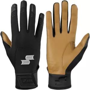 SSK X1 컬러 러시 성인 야구 배팅 글러브 - 내구성 있는 카브레타 가죽 팜 11가지 컬러웨이