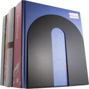 Officemate OIC 마그네틱 헤비 듀티 북엔드 10인치 x 8인치 블랙 2종 세트