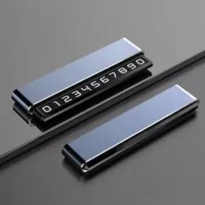 [CAR] 주차번호판 슬라이딩 듀얼 그레이