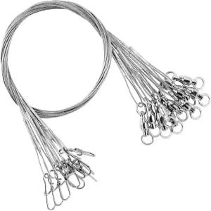 AMY스포츠 스테인리스 스틸 낚시 리더 솔트워터 리그 루어 헤비 와이어 화이트 니켈