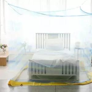 [반려] 사각형 블루 모기장 창문방충망 강철추 싱글 사이즈