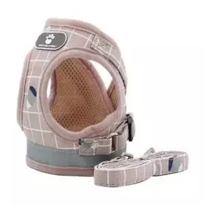 [반려] 강아지가슴줄 S 핑크 강아지하네스 강아지산책줄 반려견목줄 반려견하네스 가슴하네스